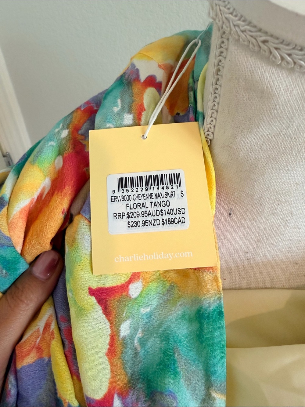 🔥Charlie Holiday Yellow Multi Floral Maxi Skirt🔥 - Picture 6 of 6